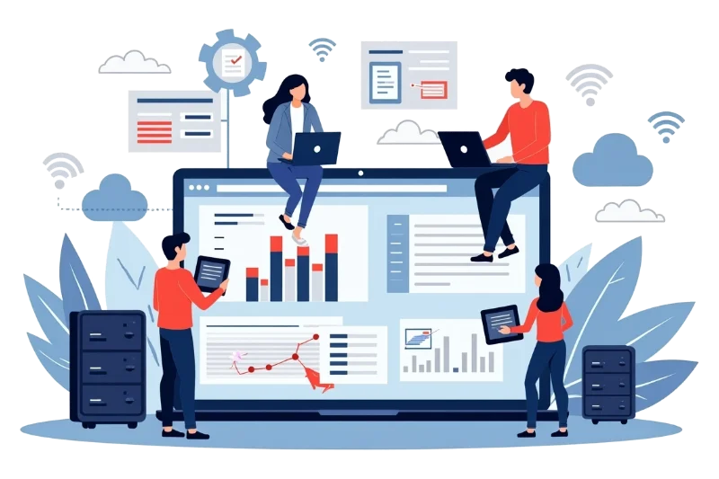 WEBFOLD digital growth illustration